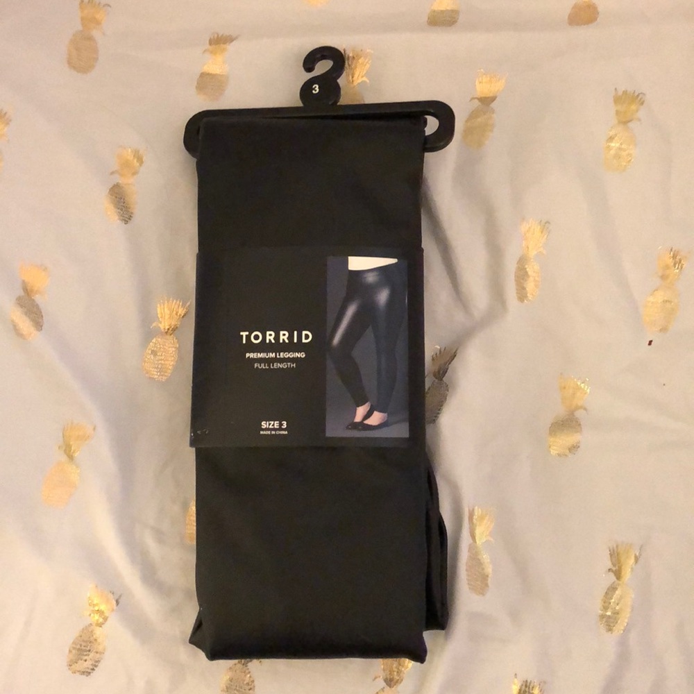 Torrid Faux leather leggings
